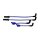 Taylor, 8.2mm ThunderVolt spark plug wire set. Blue