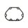 James, gasket transmission end cover. Foamet