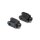 Kuryakyn footpeg adapter splined gloss black