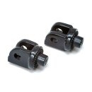 Kuryakyn footpeg adapter splined gloss black