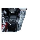 Kuryakyn Dragon Wings air deflectors, smoke