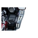 Kuryakyn Dragon Wings air deflectors, smoke
