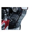 Kuryakyn Dragon Wings air deflectors, smoke
