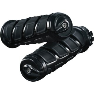 Griffe Küryakyn Kinetic grips 1" gloss black für Honda Suzuki Kawasaki Yamaha