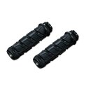 Griffe Küryakyn Kinetic grips 1" gloss black für Honda Suzuki Kawasaki Yamaha