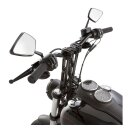 Ness Diamond billet mirror black
