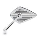 Ness Diamond billet mirror chrome