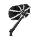Ness 10-Gauge caged mirror left hand black