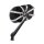 Ness 10-Gauge caged mirror left hand black