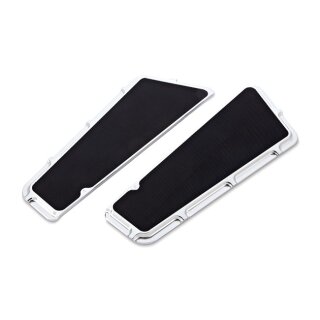 Ness Beveled Fusion driver floorboards chrome