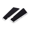 Ness Beveled Fusion driver floorboards chrome