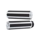 Ness 10-gauge comfort grips chrome