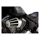 Ness 90Â° 10-gauge air cleaner kit chrome