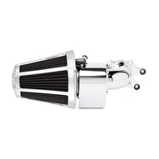 Ness 90Â° Beveled air cleaner kit chrome