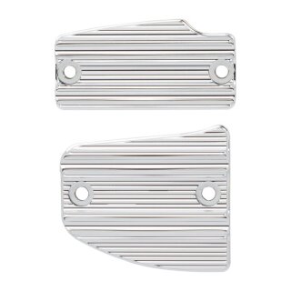 Ness 10-gauge master cylinder cover set chrome