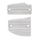 Ness 10-gauge master cylinder cover set chrome