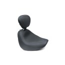 Mustang Wide Tripper solo seat w/rider backrest