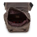 Burly Voyager throwover saddlebags dark oak