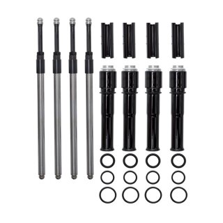 S&S M8 Quickee Stößelstangen Set schwarz für Harley M8 17-25