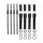 S&S M8 Quickee pushrod & cover kit. Gloss black