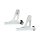 DETACHABLE SISSY BAR SIDE PLATES
