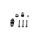 Docking hardware kit. Chrome
