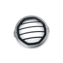 Kuryakyn Dillinger 5-3/4" headlight trim. Silver