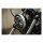Kuryakyn Dillinger 5-3/4" headlight trim. Silver