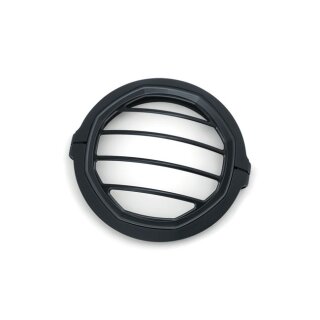 Kuryakyn Dillinger 5-3/4" headlight trim. Satin black