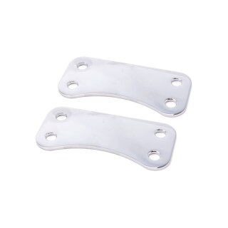 Arlen Ness, 21" front fender lift brackets. Chrome