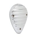 Ness Finned horn cover chrome