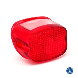 Ersatz Rücklicht Glas rot für Harley Dyna Sportster FXR Softail EC geprüft