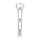 Ness Method risers 10" chrome