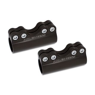 Ness Molular billet handlebar clamp black 1"