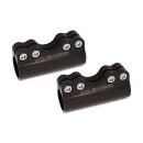 Ness Molular billet handlebar clamp black 1"