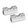 Ness Molular billet handlebar clamp chrome 1"
