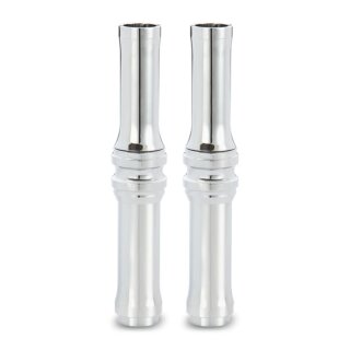 Arlen Ness, M8 10-Gauge pushrod cover set. Chrome