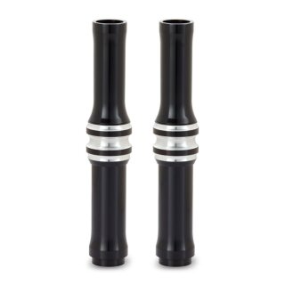 Arlen Ness, M8 10-Gauge pushrod cover set. Black