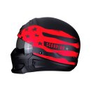 Scorpion Exo-Combat helmet Rookie black/red