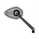 Motogadget mo.view Sport glassless mirror