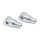 Kuryakyn, tapered rear footpeg adapter. Chrome