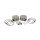 KB, M8 114/117 to 120" big bore conv. piston set. +.040"