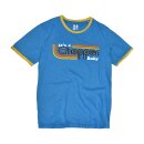 13 1/2 Its a Chopper Baby male Ringer T-shirt blue Size M