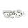 EMD, WTF Shovel style rocker cover set. Semi-Polished