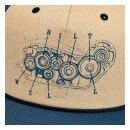 Bittwell 4 Cam snapback cap blue/beige
