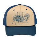 Bittwell 4 Cam snapback cap blue/beige