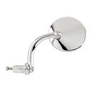Biltwell, in-bar Utility mirror round 1" chrome