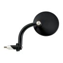 Biltwell, in-bar Utility mirror round 7/8" black