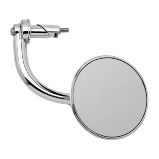 Biltwell, in-bar Utility mirror round 7/8" chrome