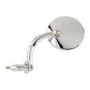 Biltwell, in-bar Utility mirror round 7/8" chrome